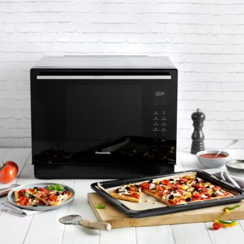Forno elettrico - NN-CF87LBBPQ - PANASONIC Home Appliances - a microonde / a libera installazione / singolo