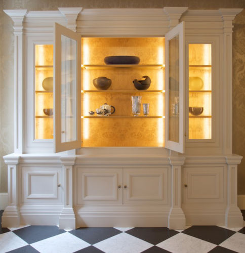 Credenza con alzata classica - SENATE - Clive Christian - in legno laccato
