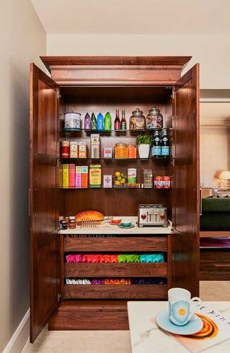 Mobile alto per cucina classico - ALPHA DECO - Clive Christian - in legno