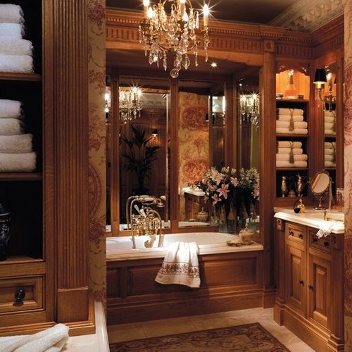 Bagno classico - ORNAMENTAL - Clive Christian - in legno / su misura