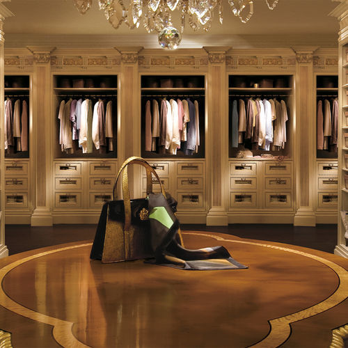 Cabina armadio modulare - ORNAMENTAL - Clive Christian - con fissaggio a muro / classica / in legno