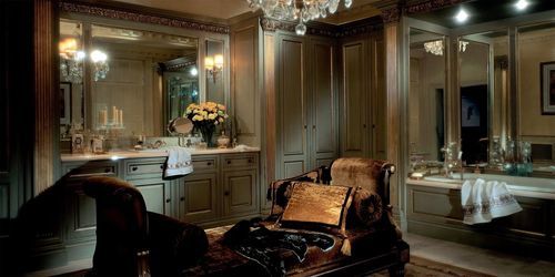 Bagno classico - Clive Christian - in legno / laccato / su misura