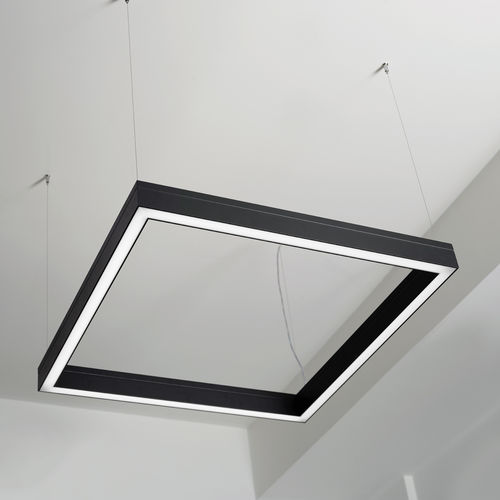 Luce a sospensione - RAIL QUADRA 1561 - Egoluce - LED / quadrata / in alluminio estruso