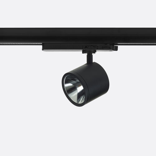 Faretti a binario LED - NEWTON FLAT TRACK 230 - Egoluce - tondo / in alluminio verniciato / per negozio