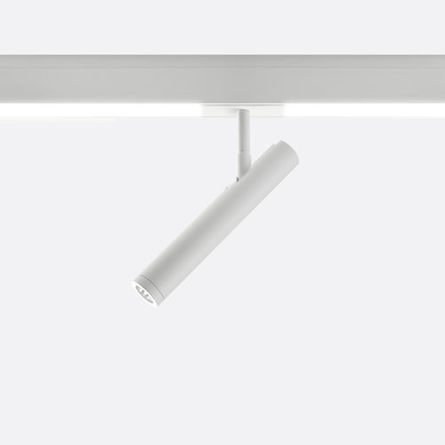 Faretti a binario LED - NEWTON SLIM RAIL - Egoluce - tondo / in alluminio verniciato / per negozio