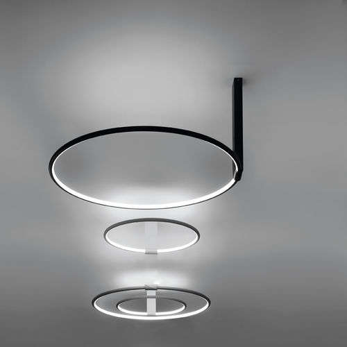 Plafoniera contemporanea - LANCIA TONDA 5602 5603 5604 - Egoluce - rotonda / in alluminio / in policarbonato