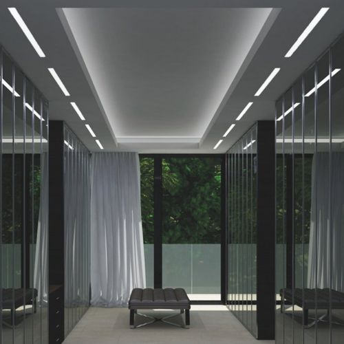 Luce da incasso a soffitto - PHANTOM SYSTEM 6649 - Egoluce - LED / lineare / IP40