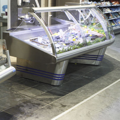 Vetrina refrigerata espositiva - DISPLAY UNITS - Tournus - a isola / per negozio / con illuminazione