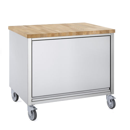 Tavolo di preparazione per panini - BREAD-MAKING UNITS - Tournus - in faggio / in acciaio inossidabile / con contenitore