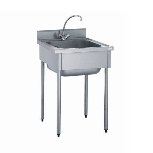 Lavello a 1 vasca - 503 612 - Tournus - senza gocciolatoio / in acciaio inossidabile / su gambe