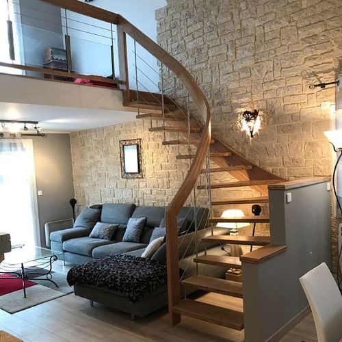 Scala a L - NOVA : 5298A - Créateur d'escaliers Treppenmeister - con gradini in legno / con struttura in legno / per uso residenziale