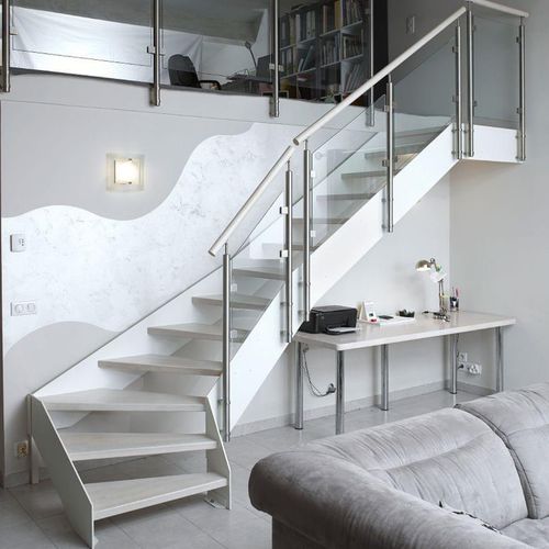 Scala a L - LOFT : 5162A - Créateur d'escaliers Treppenmeister - con gradini in legno / con struttura in legno / per uso residenziale