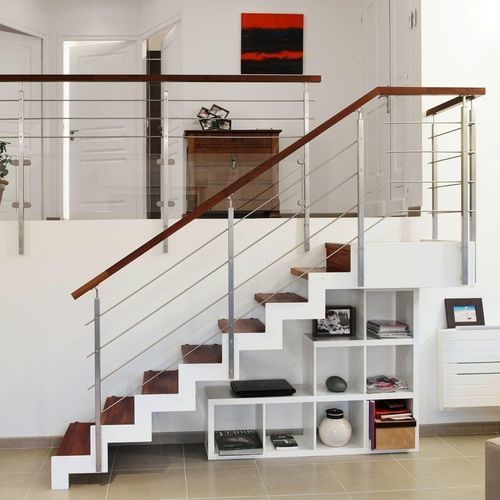 Rampa in legno - Créateur d'escaliers Treppenmeister - in metallo / in vetro / personalizzabile