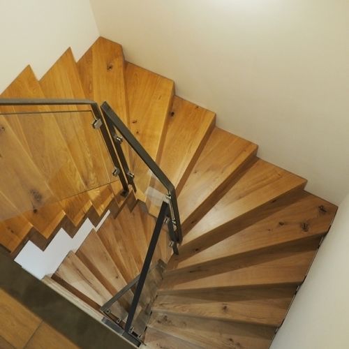 Scala a L - Créateur d'escaliers Treppenmeister - a U / con gradini in legno / in metallo