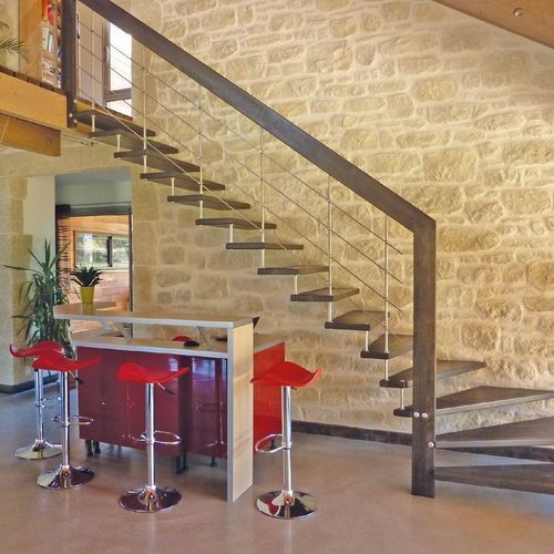 Corrimano in legno - Créateur d'escaliers Treppenmeister - in metallo / personalizzabile / su misura