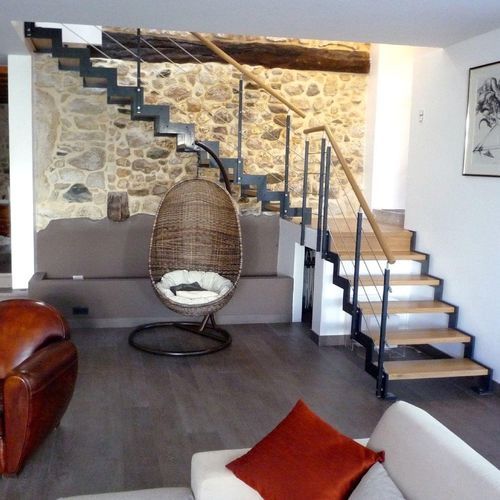 Scala a L - FERRO 5025 - Créateur d'escaliers Treppenmeister - con gradini in legno / in metallo / per uso residenziale
