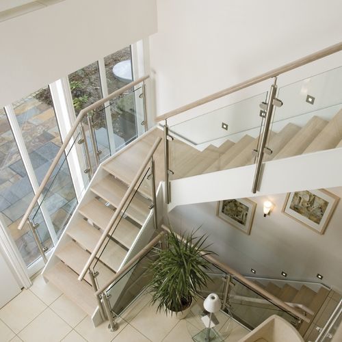 Scala a L - LOFT 585S - Créateur d'escaliers Treppenmeister - a U / con gradini in legno / con struttura in metallo