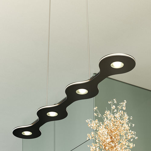 Lampada a sospensione - FLAT 04-05-06 - lumen center italia srl - in alluminio anodizzato / in policarbonato / contemporanea