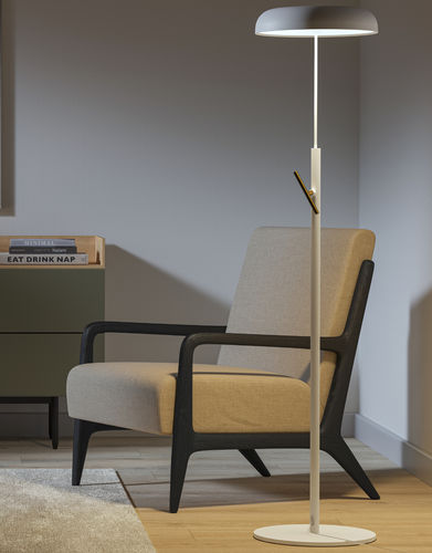 Lampada da terra - ZERO 09 - lumen center italia srl - in alluminio / contemporanea / con cavo