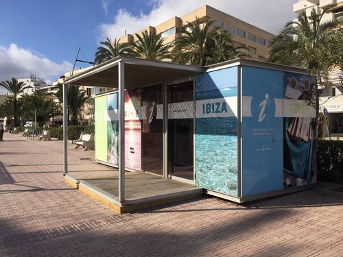 Chiosco per informazioni - HABANA 14 - URBADIS Microarquitectura - in metallo