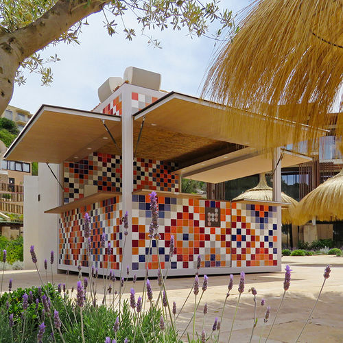 Chiosco commerciale - CUBIC - URBADIS Microarquitectura - per informazioni / da catering / da esterno