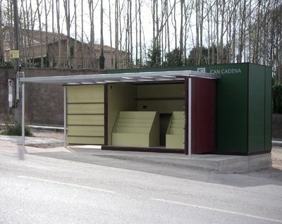 Chiosco per giornali - PLIS PLAS - URBADIS Microarquitectura - commerciale / in acciaio