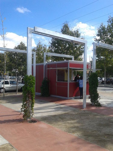 Chiosco per informazioni - HABANA 8 - URBADIS Microarquitectura - in metallo