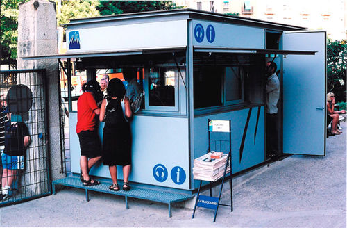Chiosco per informazioni - HABANA 18 - URBADIS Microarquitectura - in metallo