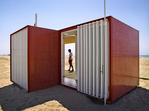 Chiosco WC - AMB - URBADIS Microarquitectura - in metallo