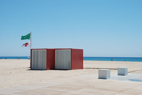 Chiosco commerciale - AMB - URBADIS Microarquitectura - in metallo