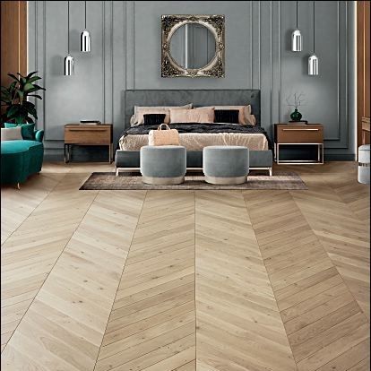 Parquet multistrato - MITERED 45° - DESIGN PARQUET - in legno / in iroko / in jatoba