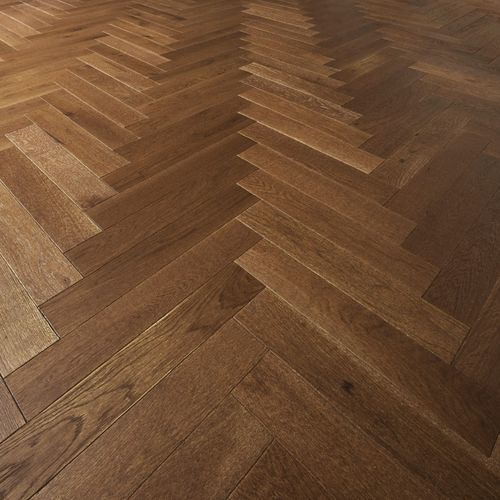 Parquet a spina di pesce - CHATEAU - DESIGN PARQUET - massello / in rovere / oliato