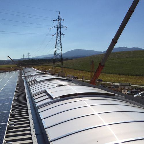 Copertura vetrata in alluminio - ECOFIL PREMIUM PLUS - Kingspan Light + Air