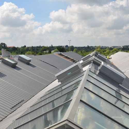 Lucernario per vetri - ECOPLAN - Kingspan Light + Air - per edifici / con sistemi di evacauzione fumi / per sistema di ventilazione