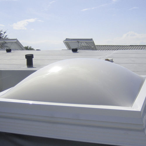 Lucernario in vetro - NEO PLUS - Kingspan Light + Air - curvo / per tetto piano / trasparente