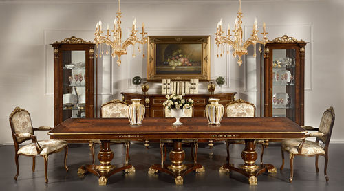 Tavolo da pranzo in stile - LUXURY' - GUERRA VANNI - in legno / rettangolare / per uso residenziale