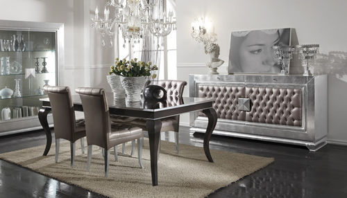 Tavolo design nuovo barocco - GLAM & CHIC - GUERRA VANNI - in legno / rettangolare