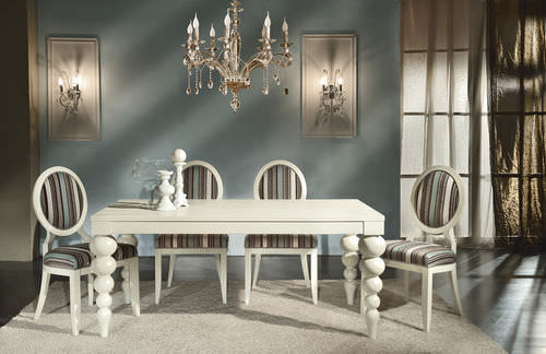 Tavolo da pranzo contemporaneo - GLAM & CHIC - GUERRA VANNI - in legno / rettangolare / per uso residenziale