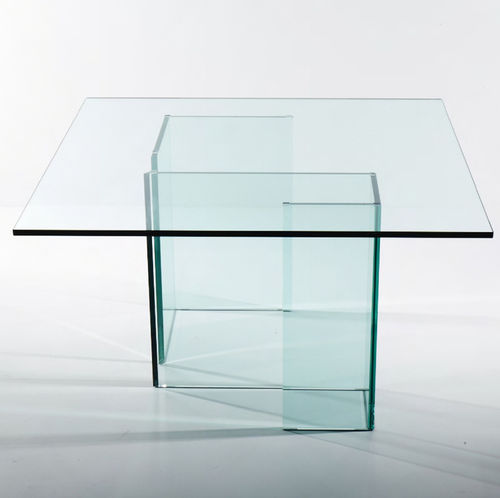 Tavolo da pranzo contemporaneo - ESSE - VB Glass - in vetro / quadrato / per uso residenziale