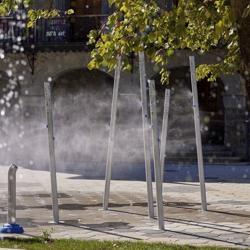 Nebulizzatore per spazio pubblico - GLOMIST - Pro Urba - Aqua Pro Urba - con illuminazione LED integrata / autoportante