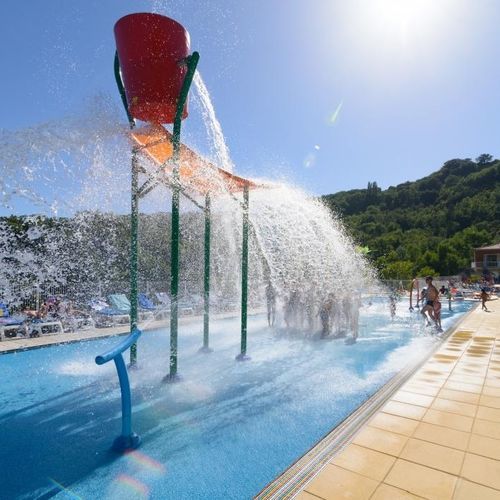 Struttura ludica per parco giochi - SUPERSPLASH N&deg;2 - Pro Urba - Aqua Pro Urba - per parco acquatico / in metallo