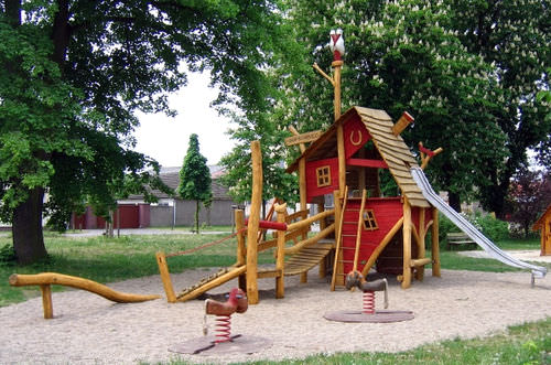 Struttura ludica per parco giochi - SPIELART : LA VIELLE FORGE C29 - Pro Urba - Aqua Pro Urba - in legno