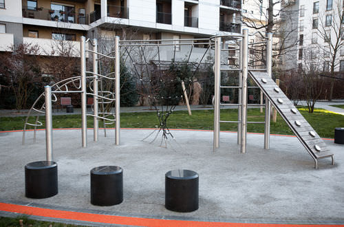 Struttura d'arrampicata per parco giochi - KAISER & KÜHNE : COMBINAISON 55480  - Pro Urba - Aqua Pro Urba
