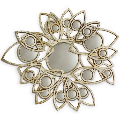 Specchio a muro - NEAPOLI - BOCA DO LOBO - design originale / in legno / dorato