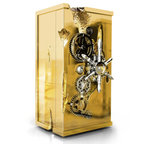 Cassaforte meccanica - MILLIONAIRE GOLD - BOCA DO LOBO - con meccanismo