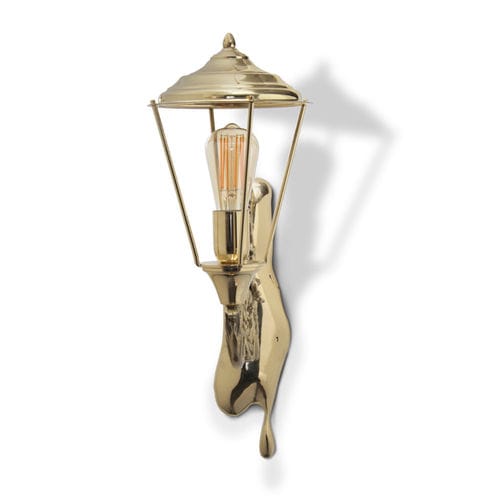 Applique classica - LUMIERE - BOCA DO LOBO - da interno / in ottone placcato oro / in vetro
