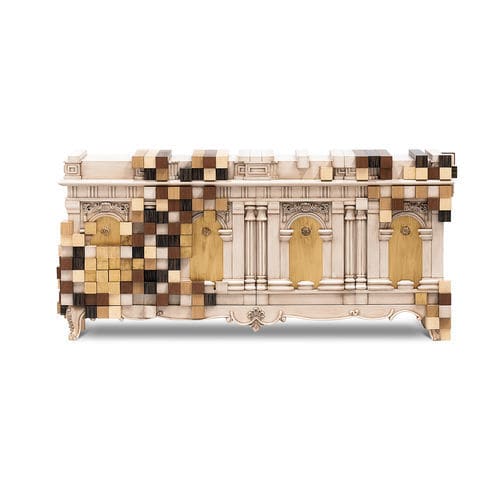 Credenza design originale - PICCADILLY - BOCA DO LOBO - in legno / su misura / con ante a libro
