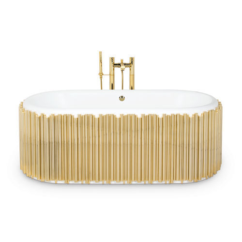 Vasca da bagno ovale - SYMPHONY - BOCA DO LOBO - ad isola / per ambiente abitativo / ad uso professionale
