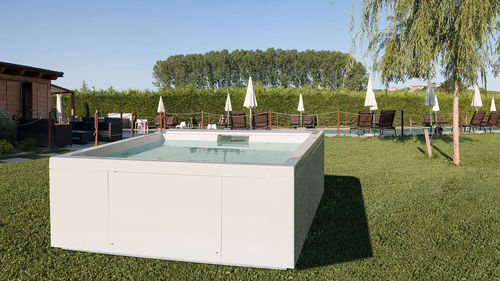 Spa fuoriterra - YUI  - Piscine Acquaform - da incasso / rettangolare / 3 posti
