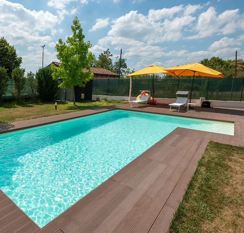 Piscina su misura - Beachtime - Piscine Acquaform - bordo integrato / da esterno / interrata